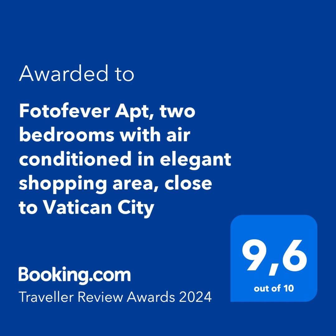 Fotofever Apt, Two Bedrooms With Air Conditioned In Elegant Shopping Area, Close To Vatican City 罗马 外观 照片